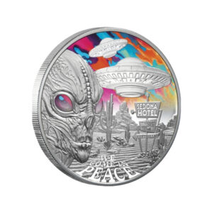 2024 Alien encounters $1 silver proof coin (1oz)