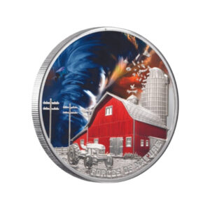 2024 Forces of Nature- Tornado $5 Silver Proof Coin (2oz)