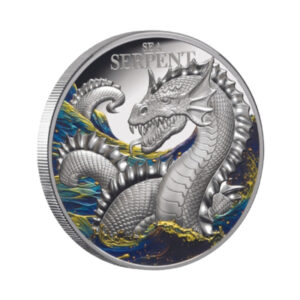 2024 Sea Serpent $5 Silver Proof Coin (2oz)