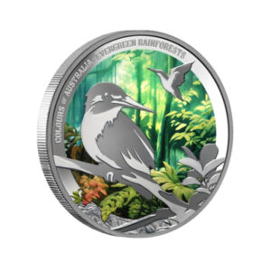 2025 Colours of Australia Evergreen Rainforest Silver Proof Coin (1oz)