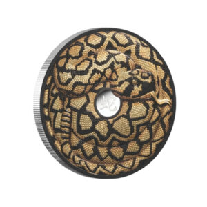 2025 Lunar Year of the Snake $10 Gold-Plated Silver Proof Coin (5oz)